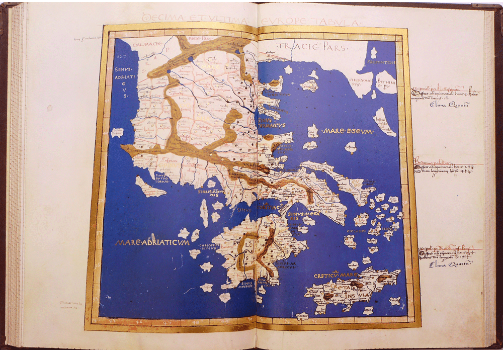 Atlas-Claudius Ptolomeus-Manuscript-Illuminated codex-facsimile book-Vicent García Editores-11 Macedonia.
